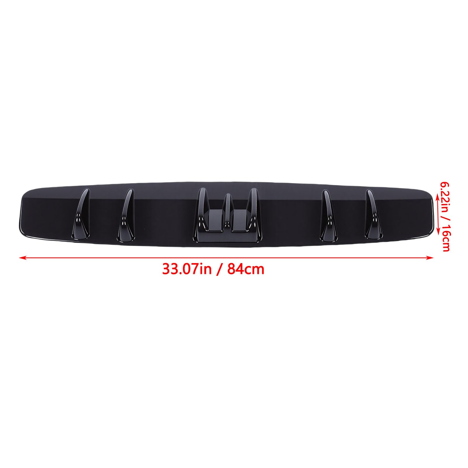 Tylny Dyfuzor Zderzaka ABS Spoiler Dyfuzor 84 X 15,8 Cm