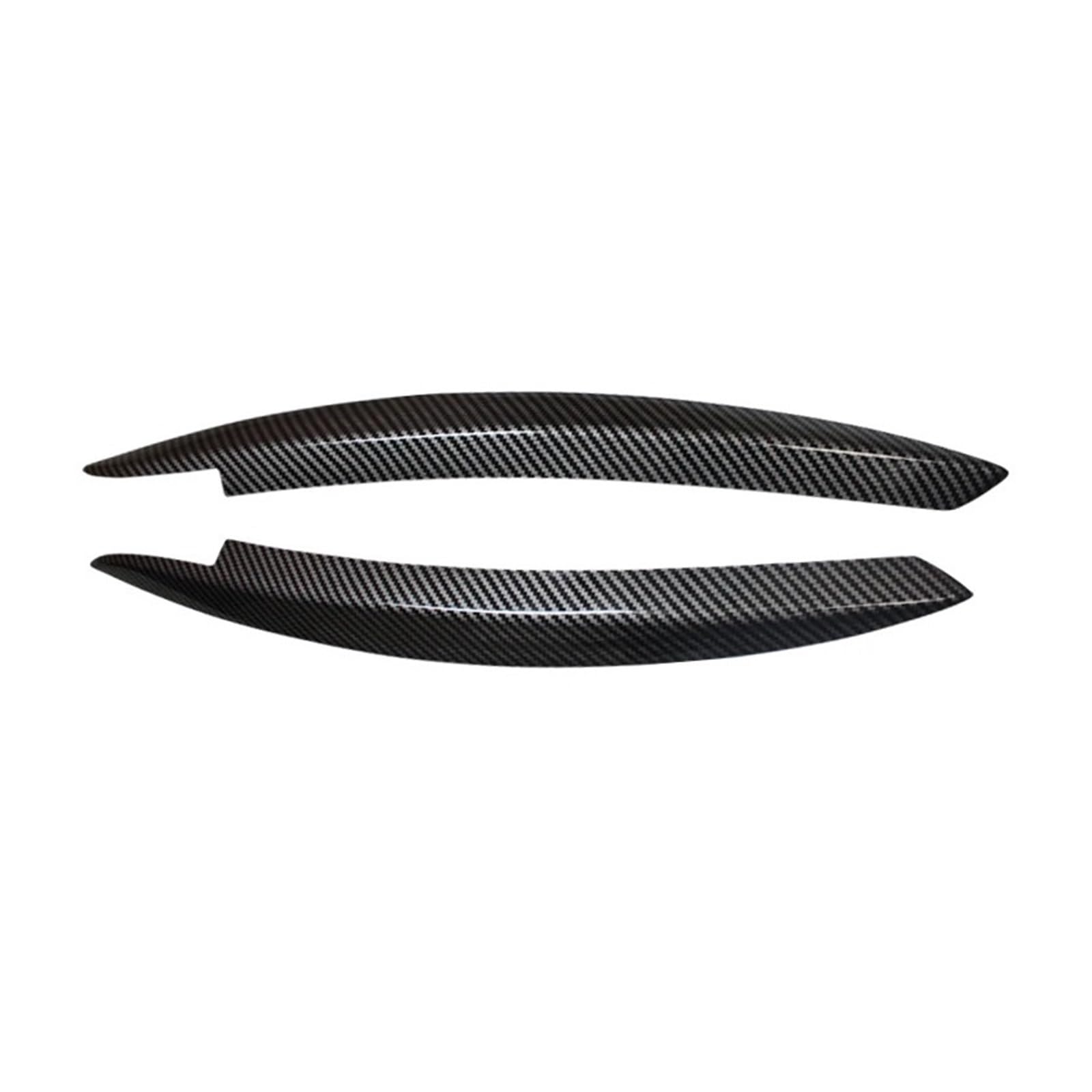 2Pcs Car Headlight Eyebrow Eyelids Stickers Trim Cover Compatible with Volkswagen VW Golf 6 VI MK6 GTI GTR GTD 2008-2013 Accessories(Carbon Look)
