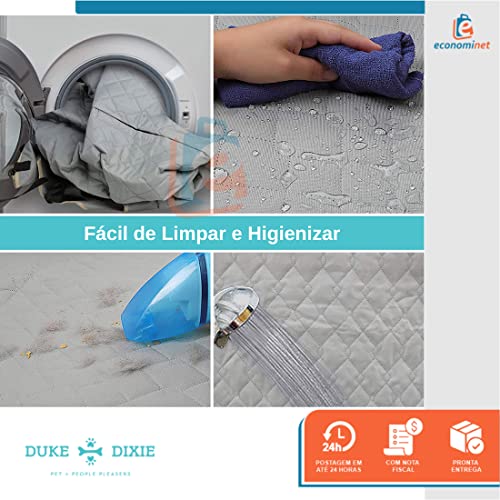 Capa Protetora de Banco Traseiro Impermeável Carro Luxo Cães e Gatos Pet Premium