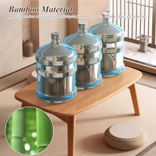 Table basse pliante japonaise portable meuble bas sol 80cm
