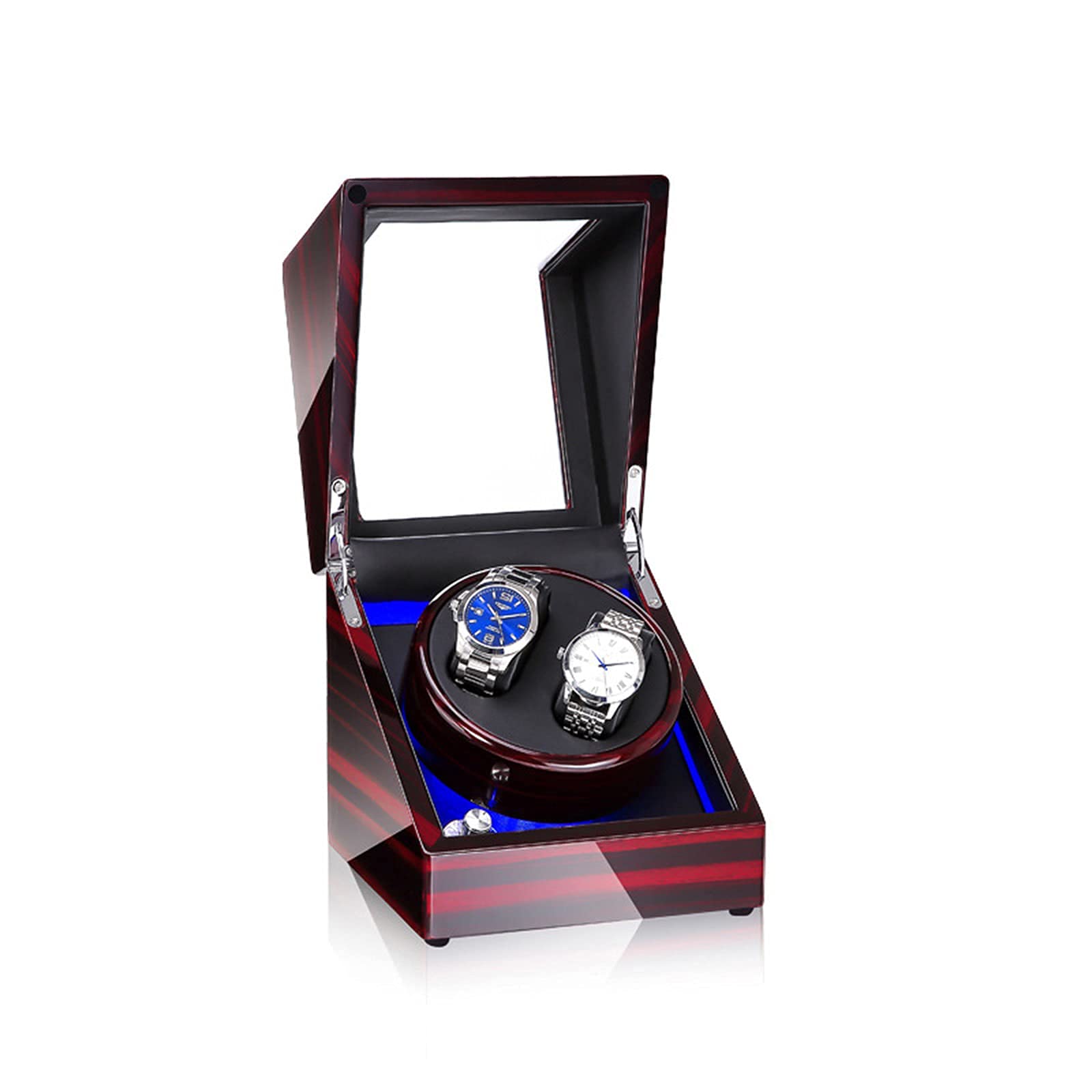 Caja de bobinador de reloj automático con 5 modos de rotación y doble carga 8