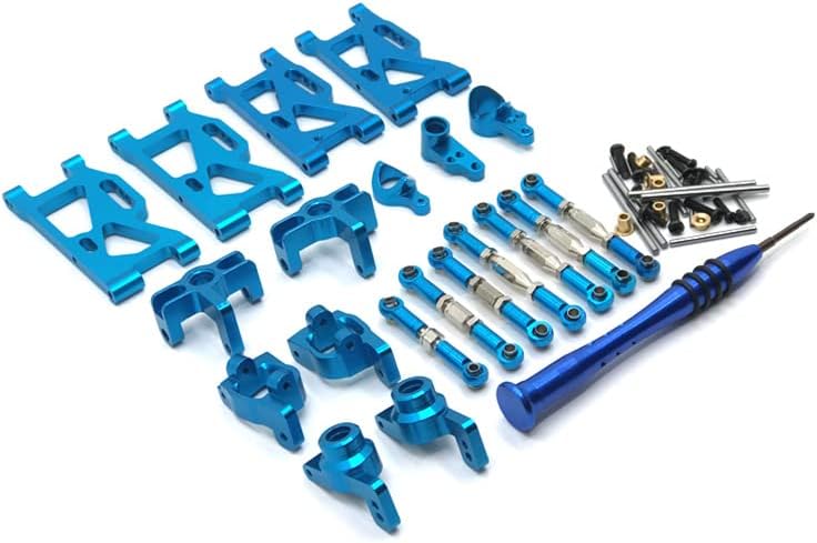 Metal Seven Sets of Accessories for WLtoy 144010 124019 124017-16-18 144001 02 Remote Control car(Blue)