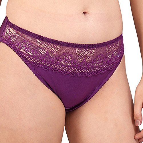 Image of Bralux Women's Lazari Purple Color Panty (Purple XXL)