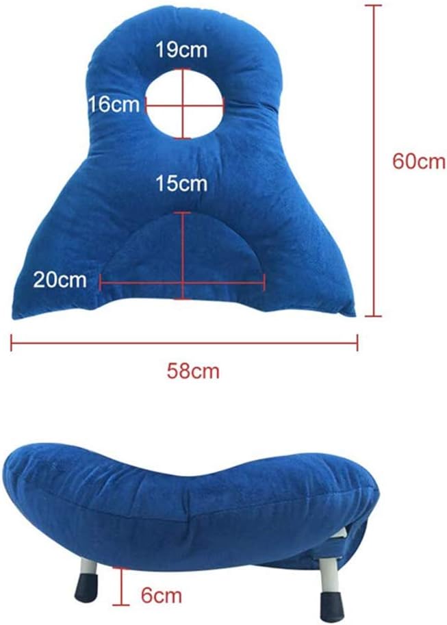 Adjustable Face Down Pillow for Retinal Detachment Recovery - Comfortable Head & Shoulder Support for Optimal Healing