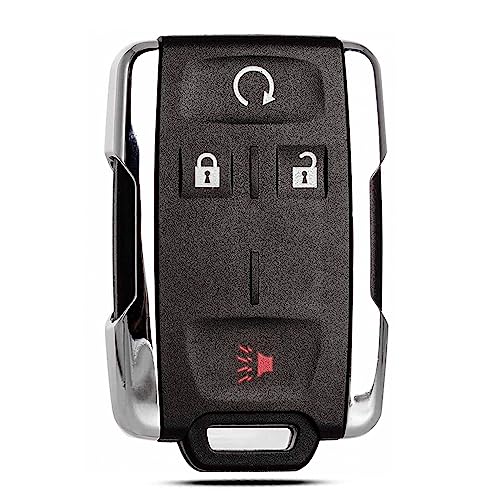 SUPALAND Key Fob Shell Case Replacement Fits for Chevy Silverado Colorado GMC Canyon Sierra 2014 2015 2016 2017 2018 2019 2020 2021 2022 2023 Keyless Entry Remote Control 4 Button Cover M3N-32337100