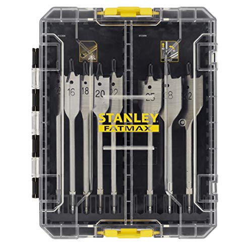 STANLEY - FatMax STA88556-XJ STANLEY Black and Decker Coffret 8 pièces Mèches à Bois Cover