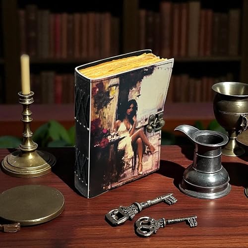 Carnet de notes avec serrure en laiton pour protéger vos secrets d'écriture - 3