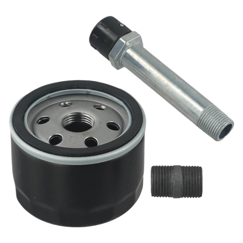 Adaptador compatible con tractores cortacésped para filtro de aceite AM125424 Kit de cambio fácil