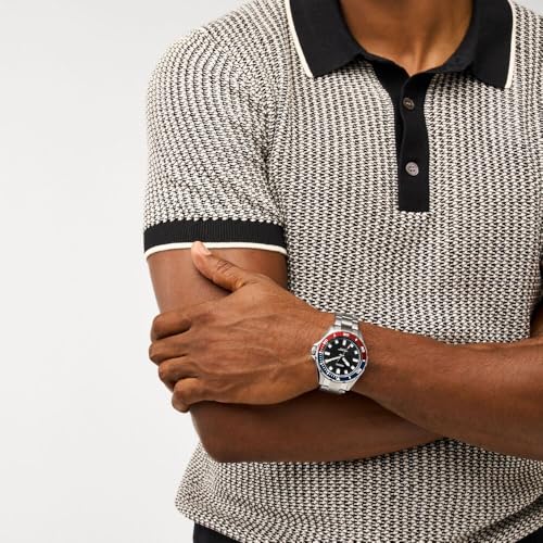Image of Fossil Dalton Silver Quartz Stainless Steel Watch BQ2883