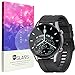 Compatible for Boean Smart Watch Screen Protector, Lamshaw [3 Pack] 9H Tempered Glass Screen Protector Film Compatible for Boean 1.32 SW06 Smart Watch (3 pack)