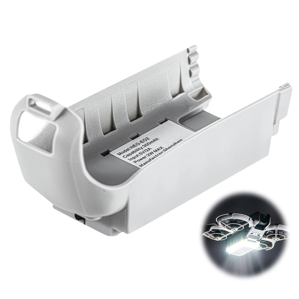 DJI Neo Accessori - Supporto luce notturna a LED, regolazione perfetta, altezza regolabile, batteria ricaricabile, facile montaggio, ideale per voli notturni e atterraggi sicuri