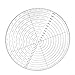 Round Center Finder 10 Inch Circle Gauge for Woodworking, Transparent Acrylic Circle Template with Dual Scale (Inch/CM), Center Finding Tool for Drawing Circles on Wood, Metal,