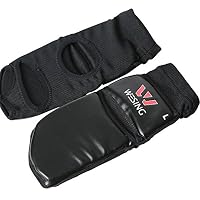 Wesing Instep Guards Foot Guard For Sanda Wushu Boxing Adulti Unisex Puro Cotone
