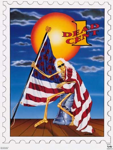 The Grateful Dead Dead Cent Poster 22 Inches By 29 Inches