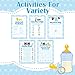 Baby Shower Games For Boys, 250 Cards Boy Baby Shower with 5 Games and 50 Matching Pencils