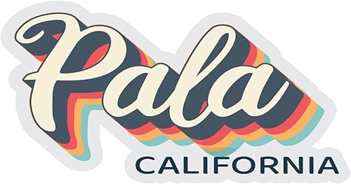 Pala California Souvenir 2-Inch Vinyl Decal Sticker 3D Design 2-InchSticker