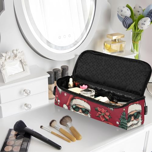 GuoChe Estuche de Viaje Portátil y Tapete Resistente al Calor con Diseño de Santa Claus miniatura 7
