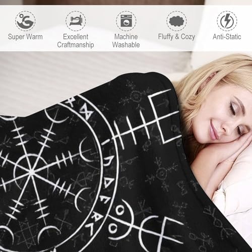 Couverture douce en molleton de flanelle viking design haut de gamme - 4