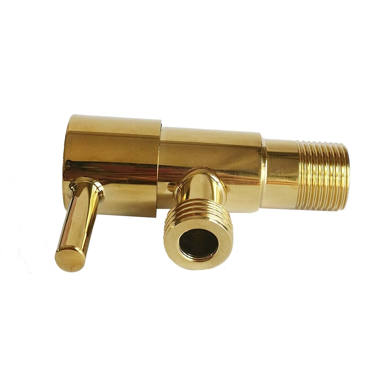 Kupfer-Eckventil, G 1/2 Zoll, Gold-Eckventil, Kupfer-Wc-Dreieck-Warmwasserbereiterventile, Kücheneinlasswasser, Messing-Badezimmer-Eckabsperrventil