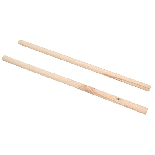 AB Tools 2 percas de madera para pájaros, canarios, periquitos, cacatúas, loros, jaulas de pájaros