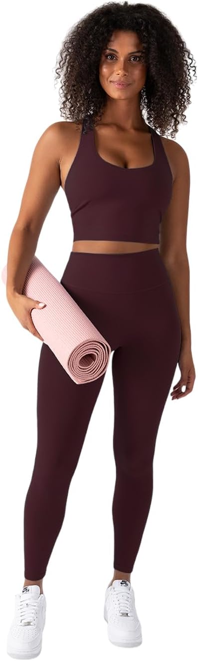 YITTY Active UltraLuxe High Waisted Leggings for Women, No Front Seam Tummy Control, Buttery Soft, Womens Yoga Pilates Gym - Image 5