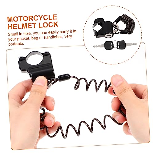 Candado casco bicicleta antirrobo de cable Mikikit para evitar robos y cargas molestas 4