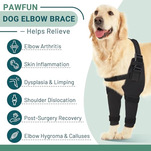 Image of Dog Elbow Protector Brace, Dog Leg Sleeves Anti-Licking for Hygroma