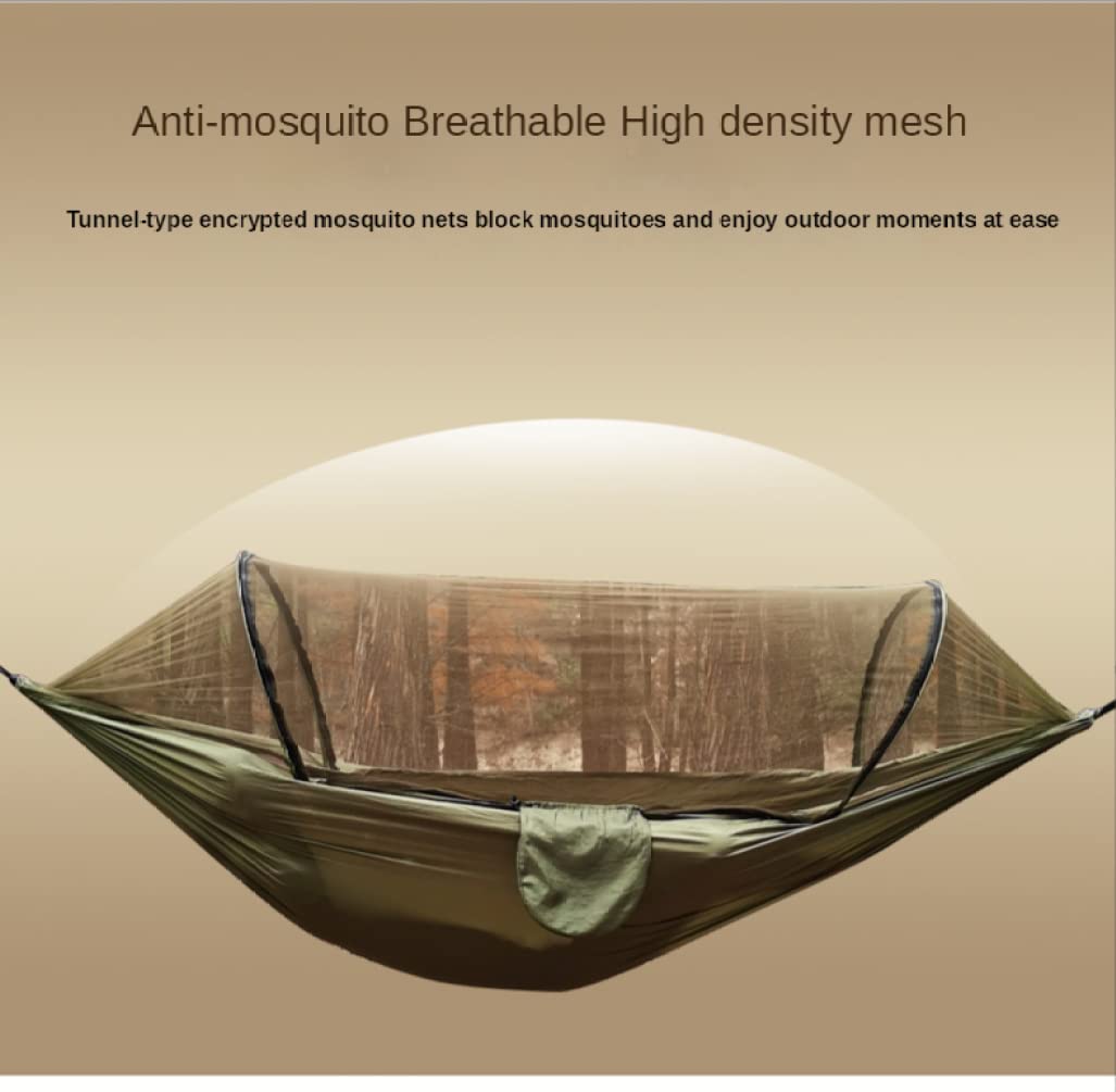 Hängematten Hängematte mit Moskitonetz, tragbare ultraleichte Nylon-Fallschirm-Hängematten für Rucksackreisen, Reisen, Strand, Camping, Wandern Hängematten für draußen