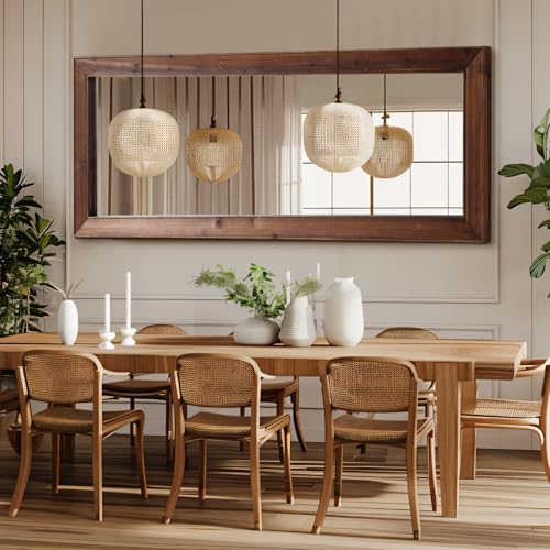 MELOMOIR-Rustic-Farmhouse-Full-Length-Mirror-71×32-Large-Floor-Mirror-Wood-Frame-Free-Standing-Mirror-Leaning-Wall-Mirror-Full-Length-Full-Body-Mirror-for-Bedroom-Living-Room-Cloakroom-Wood MELOMOIR Rustic Farmhouse Full Length Mirror 71×32 Large Floor Mirror Wood Frame Free Standing Mirror Leaning Wall Mirror Full Length Full Body Mirror for Bedroom Living Room Cloakroom Wood