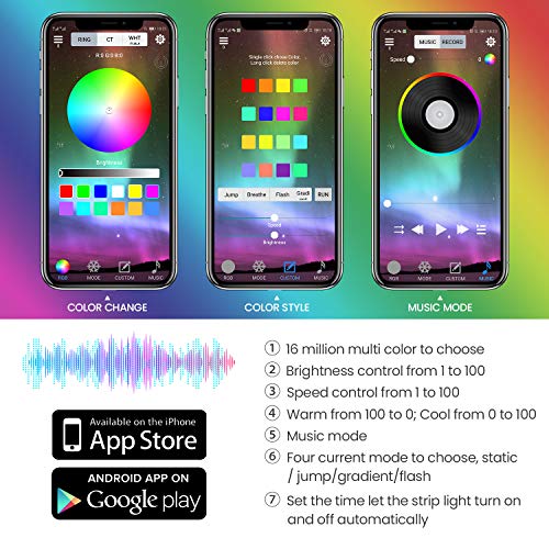 AMBOTHER RGB LED Rock Lights with Remote Music Mode - Thumbnail 2
