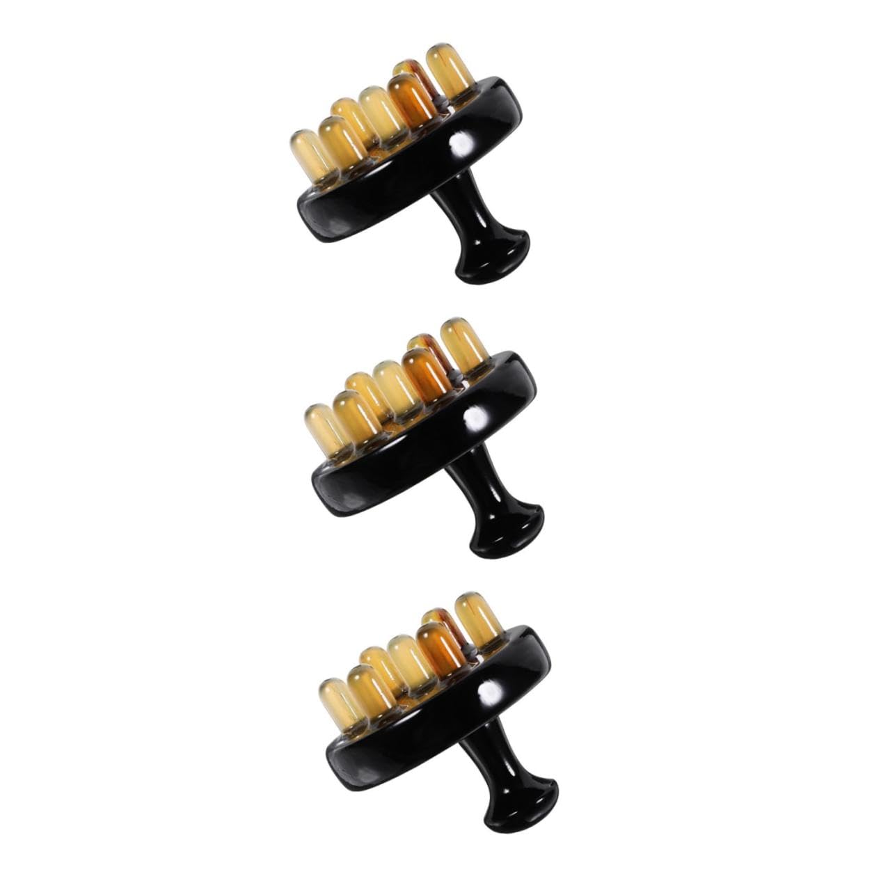 3pezzi Pettine Massaggiante Bufalo Strumento Per Massaggio Scalpale e Districante Design Chic e Leggero Per Uomo e Donna Rimuove Nodini e Stimola La Circolazione Del Capelluto