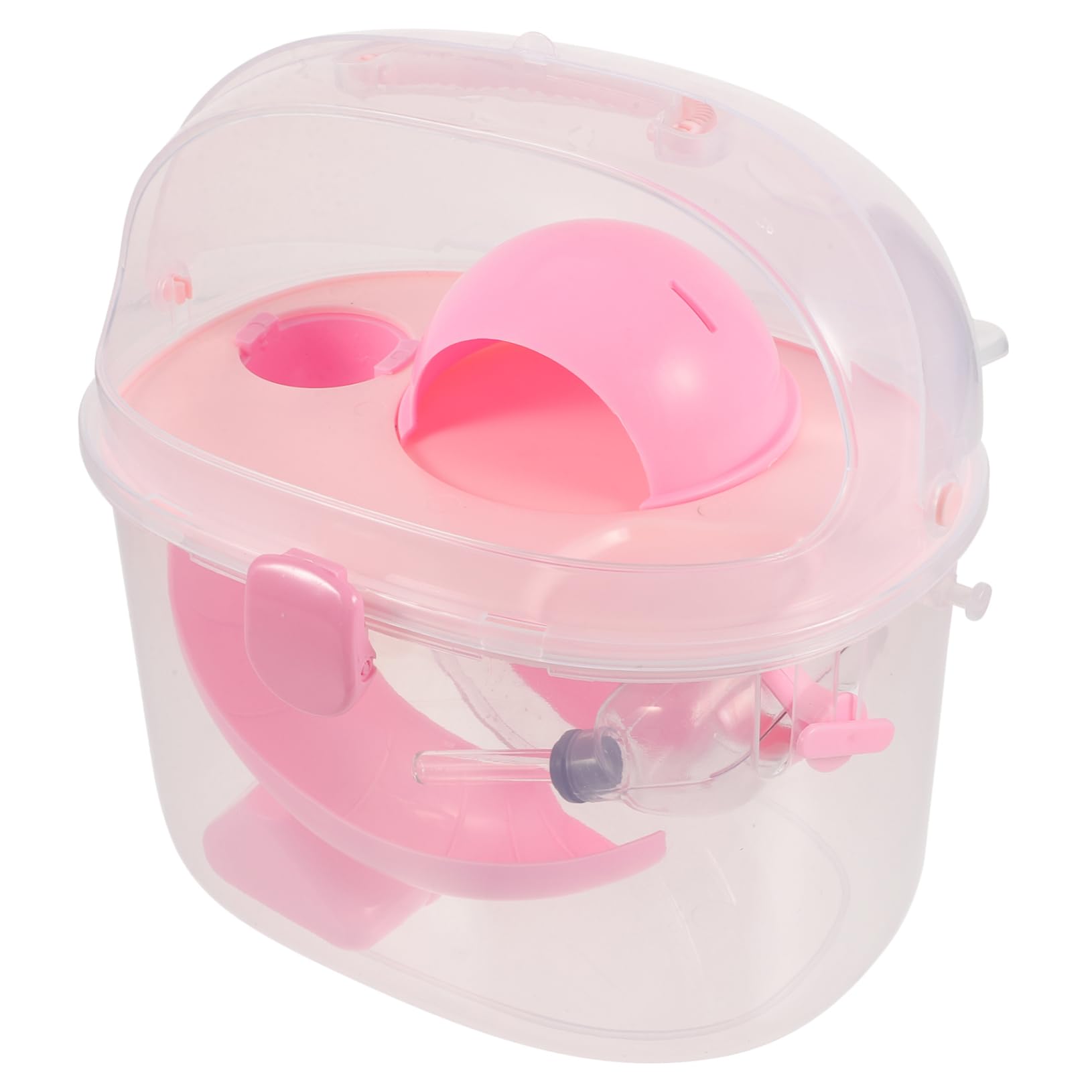 Ipetboom Jaula De Transporte para Hamster Jaula para Hámster Viaje Portátil Plástico Hámster Juego Casa De Hámster