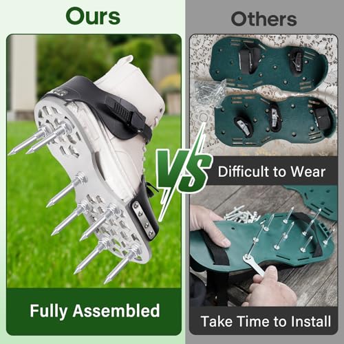 Zapatos Aireadores para Césped con Suela Metálica de 5mm miniatura 4