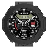 Chofit Etui kompatybilne z Amazfit T-Rex Ultra, etui ochronne z termoplastycznego poliuretanu (TPU), akcesoria do smartwatcha T-Rex Ultra (czarne)