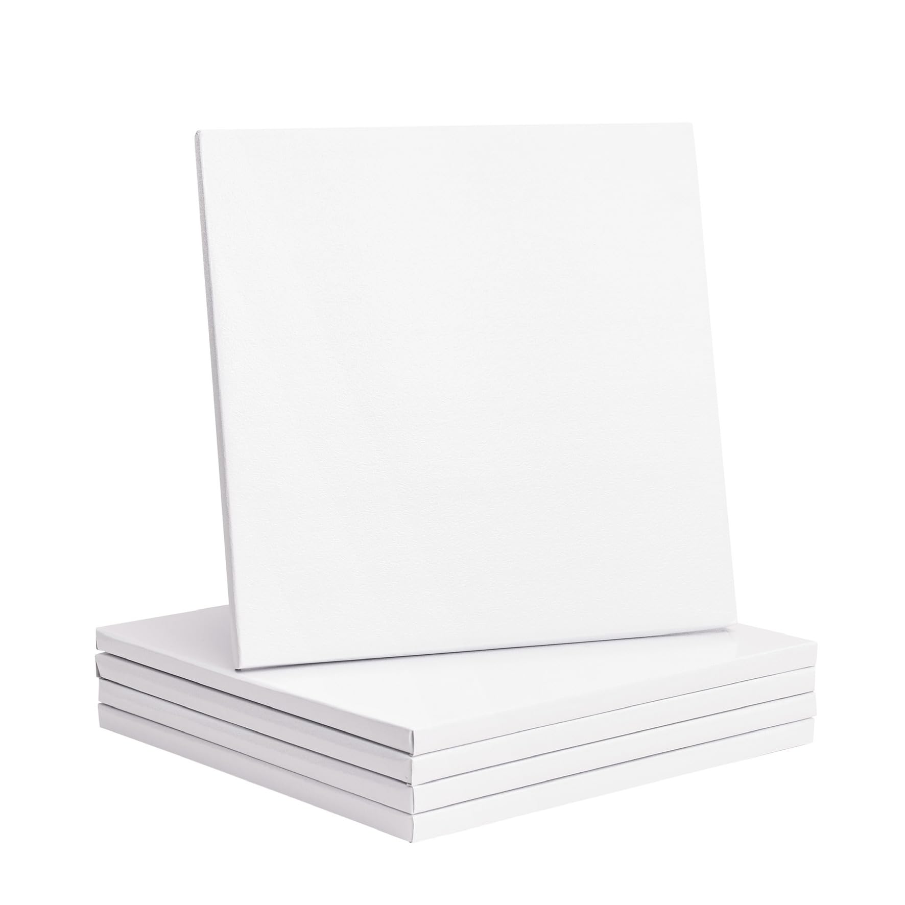 The Baked Studio - 12 Inch 12mm Thick Square White Gloss Drum Cake Boards (Pack of 5)