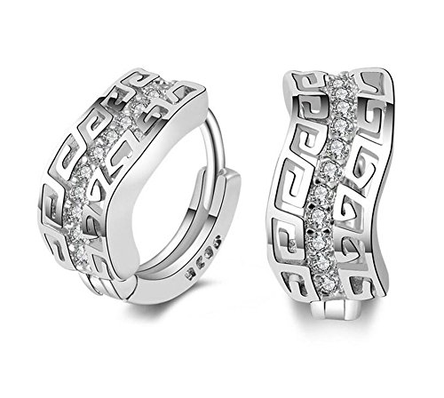 Preisvergleich Produktbild wicemoon Super Flash einreihig HSS-Ohrstecker Schmuck Ohrringe für Frauen Mädchen
