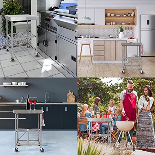 Origami-Stainless-Steel-Rolling-Kitchen-Island-Cart-Microwave-Stand-Bar-Cart-Rolling-Kitchen-Cart-with-Storage-Small-Kitchen-Island-with-Storage-Coffee-Cart Origami Stainless Steel Rolling Kitchen Island Cart Microwave Stand Bar Cart Rolling Kitchen Cart with Storage Small Kitchen Island with Storage Coffee Cart