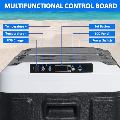Fadidio SS1088 63 Quart 12V Car Refrigerator thumb #3