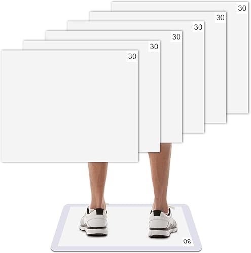 PEUTIER 180 hojas de alfombrillas adhesivas pegajosas, 17.7 x 15 pulgadas, almohadilla adhesiva de repuesto para eliminar el polvo de los zapatos,