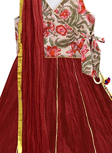 Image of A.T.U.N. (ALL THINGS UBER NICE) Girl's Cotton Lehenga Choli