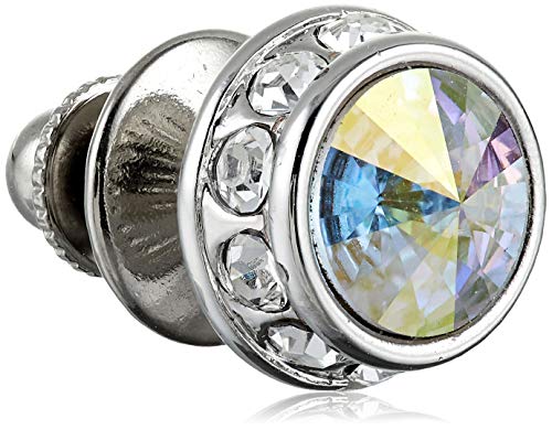 Stacy Adams Men's Tie Tac, Silver-Aurora, No Size