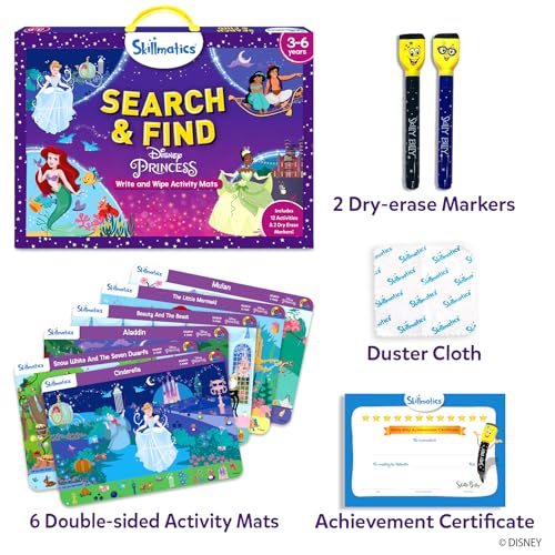 Image of Skillmatics Search and Find Preschool Toy - Disney Princess, Gift for Kids
