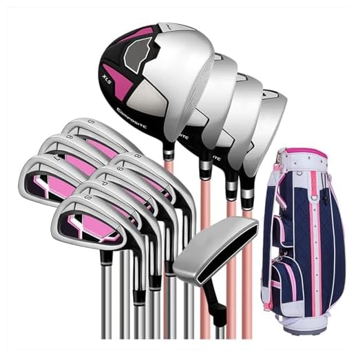 12 Piece Ladies Golf Club Set Complete Set Including Driver, Fairway, Hybrid, Irons, Putter and Tripod Bag, Right Handed
