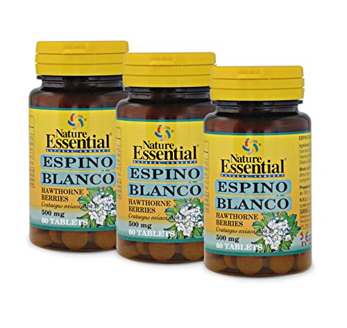 Nature Essential Espino blanco 500 mg - 60 comprimidos, Pack 3 unidades