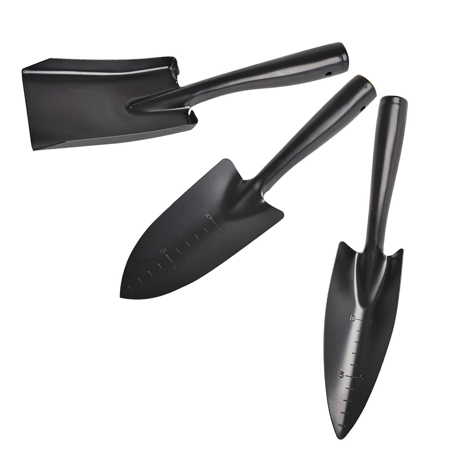 Pelle à creuser en acier manganèse YARNOW lot de 3 truelles de jardin robustes