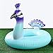 WEARRR Flotador de la Piscina del círculo de la natación del Pavo Real Inflable □ Anillo de Goma para niños Adultos Grueso PVC Anillo de natación Playa de Verano (Color : Peacock for Adults)