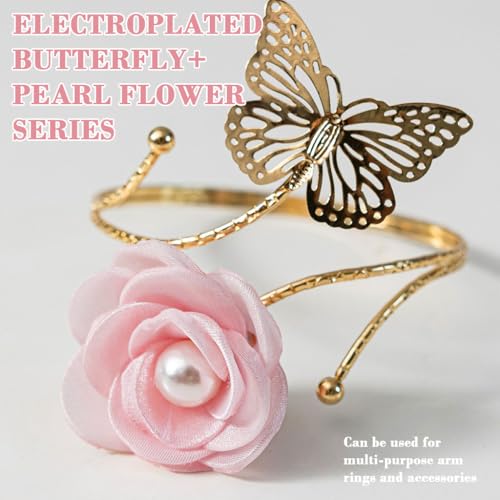 Image of HASTHIP 2Pcs Curtain Tie Backs, Metal Cut-Out Butterfly Floral Charm Curtain Holdbacks, Decorative Drapery Holder Tiebacks Window Curtains Accessories for Living Room, Bedroom
