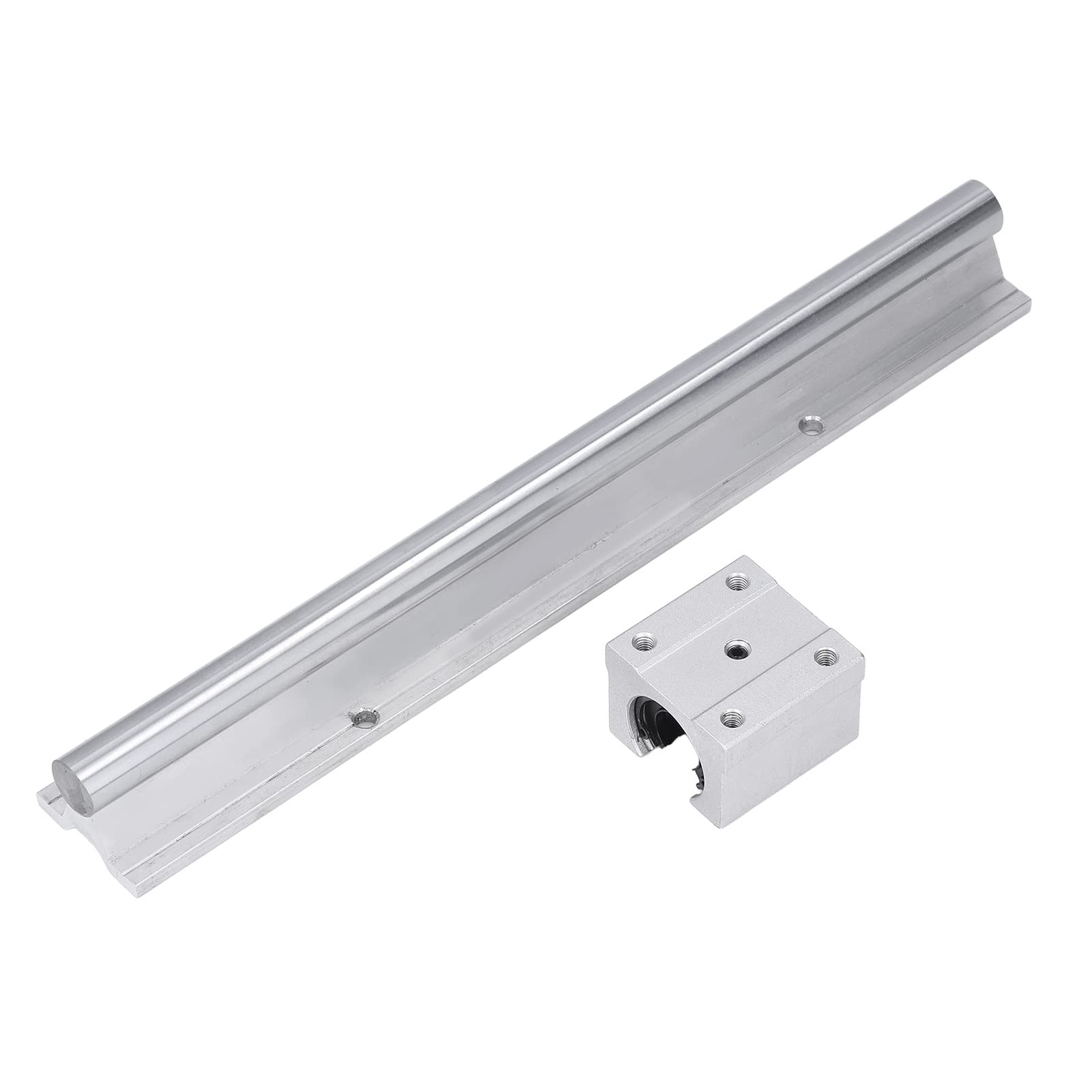 ViaGasaFamido Guide Linéaire 2Pcs SBR16, Bloc Coulissant et Rail 300mm