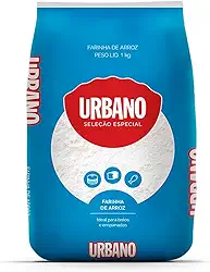 Urbano, Farinha de Arroz, Zero Glúten - 1 kg