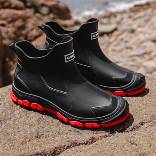 Resistant Short Tube Outdoor Shoes for Wet Weather,Pinegrove Terrain Boots lip Hiking, Fishing & Daily Use,Lightweight Quick-Dry Design for Comfort & Traction4